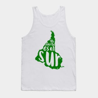 Mi Norte es el Sur South America Map Tank Top